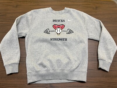 Arizona Diamondbacks Strength Team Issued Sweatshirt - Nike - Small - D'Backs