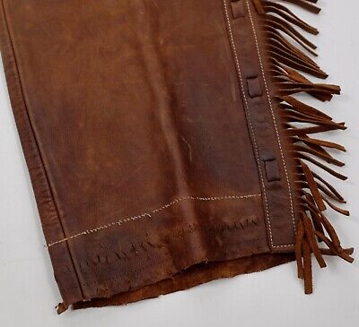 Ralph Lauren POLO RRL leather pants sz 34 fringe western Ralph Lauren POLO RRL leather pants sz 34 fringe western