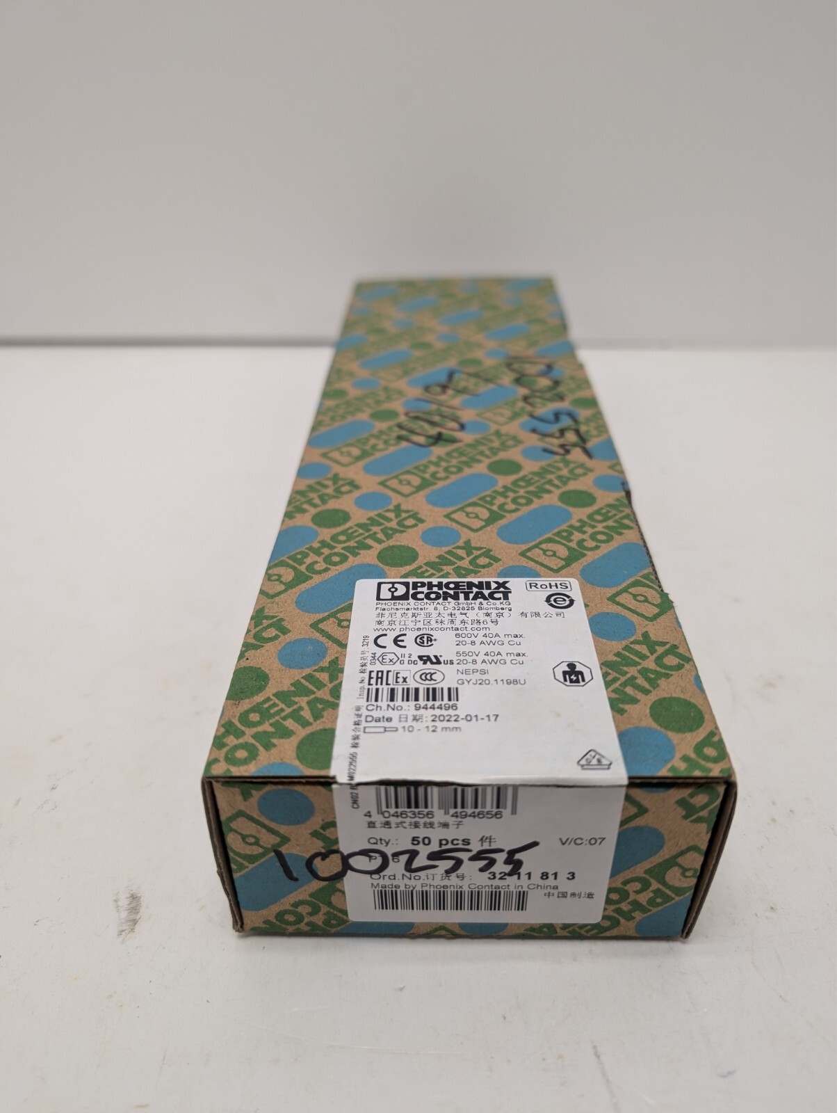50PCS Phoenix Contact PT 6 Terminal Blocks 3211813 New, Open Box