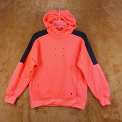 ZARA Hoodie Youth Size 11 12 Pink Neon Pullover Sweatshirt Boys Girls Unisex