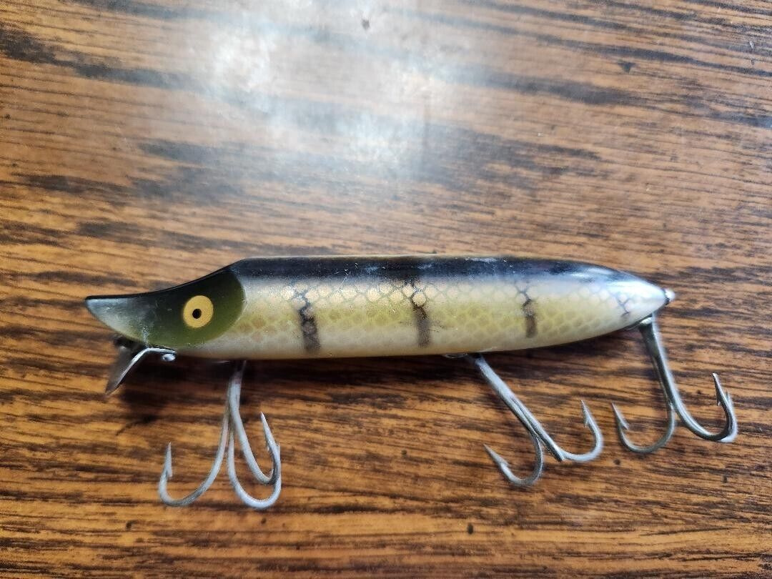 Vintage Heddon Vamp Spook Float Fishing Lure 4.25 Vintage Heddon Vamp Spook Float Fishing Lure 4.25