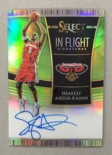 Shareef Abdur-Rahim 2018-19 Panini Select In Flight Signatures Green /99 HAWKS