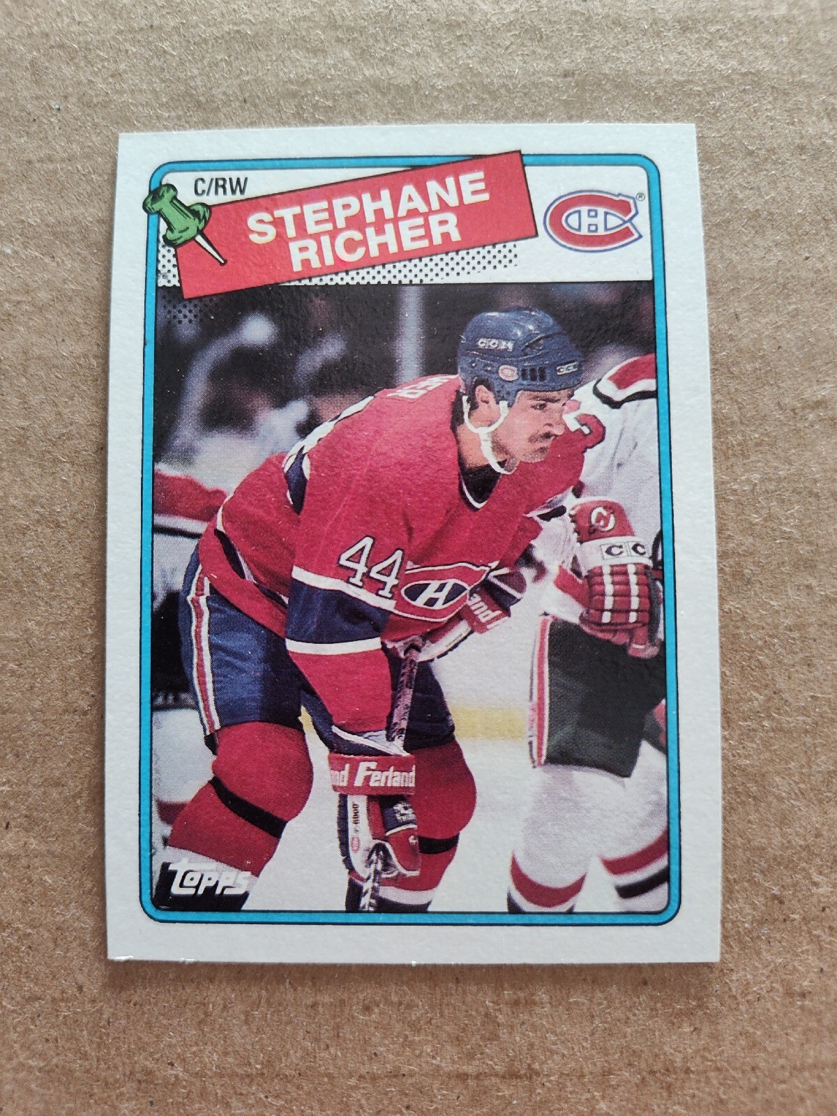 STEPHANE RICHER Montreal CANADIENS 1988-89 TOPPS HOCKEY CARD #5 | eBay