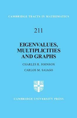 Eigenvalues Multiplicities Graphs Cambridge Tracts Mathematics Ch  9781107095458