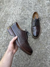 RJR. John Rocha Dark Brown Leather Brogue Shoes