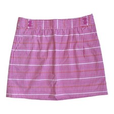NWT Vineyard Vines Pink Multi Whale Stripe Skirt size 4