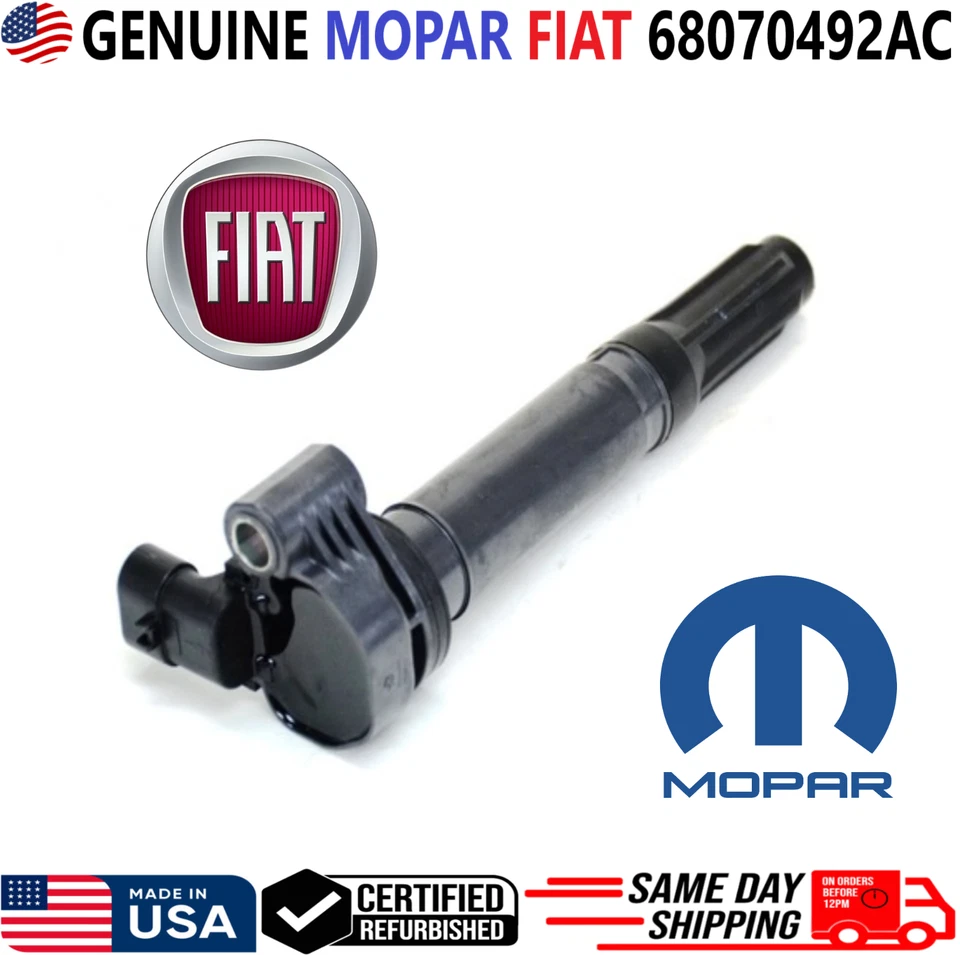 GENUINE MOPAR FIAT x1 Ignition Coil For 2012-2017 Fiat 500 1.4L I4, 68070492AC - Image 3 of 4