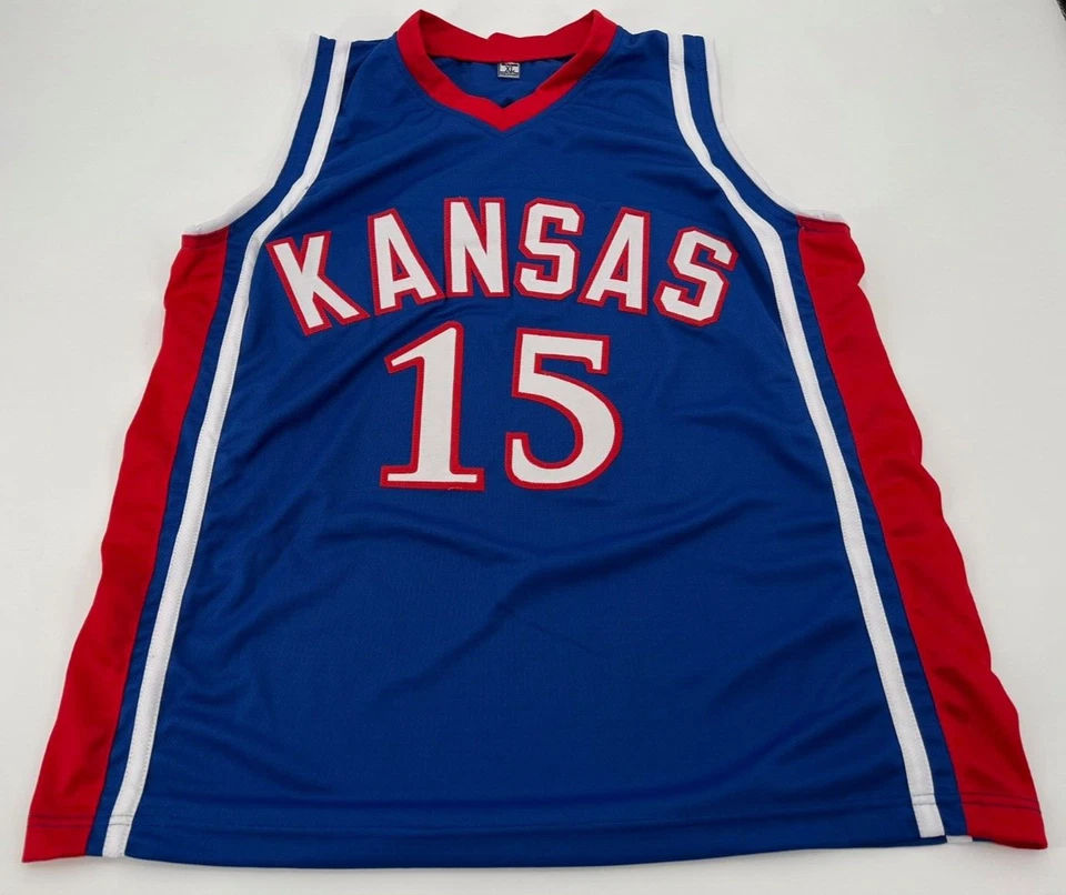 CAMISETA COSIDA PERSONALIZADA AUTOGRAFIADA DE MARIO CHALMERS DE LOS KANSAS JAYHAWKS CERTIFICADO DE AUTENTICIDAD JSA CON CERTIFICADO DE AUTENTICIDAD Foto 2 de 3