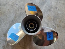 13 1/2" X 15P SOLAS NEW SATURN SS PROP, 4431-135-15, SUZUKI 13 SPLINE, P8503