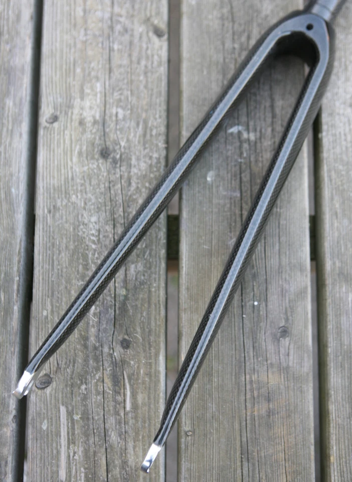 NOS NEW full Carbon fiber 1.1/8" inch threadless bicycle front fork forks - Image 3 of 4