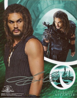 Stargate Atlantis Jason Momoa Ronon Dex 8x10 Color Photo Signed Ebay