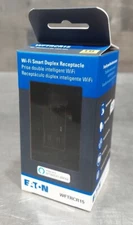 Eaton WFTRCR15-BK-SP-L.  Wi-Fi Smart Receptacle. Works w/Amazon Alexa. 15A 125v