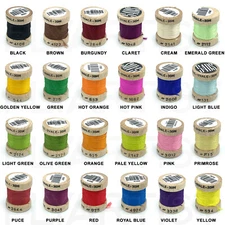 OVALE PURE SILK FLOSS - Fly Tying Material Classic Salmon - 24 Colors Available!