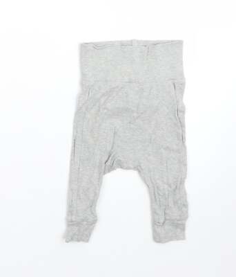 H&M Pyjamahose Jungen grau Baumwollmischung Größe 0-3M