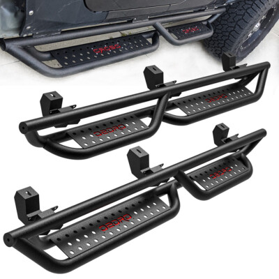 6'' Running Boards for 2018- 2025 2026 Jeep Wrangler JL 4 Door Nerf Bar Side Step