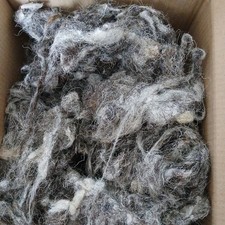 RAW WASHED HERDWICK SHEEP PURE WOOL 250G PERFECT FOR CRAFTING
