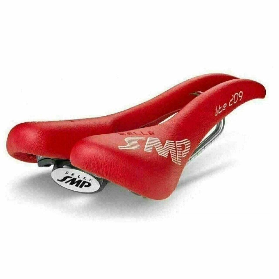 Sillín de bicicleta Selle SMP Lite 209 Pro asiento de bicicleta rojo | Sillín de bicicleta Foto 2 de 4