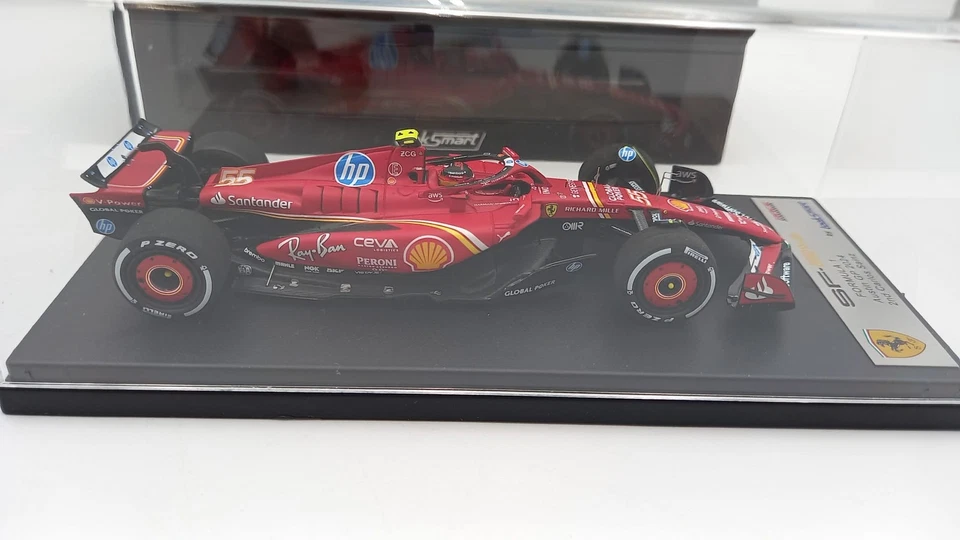 LSF1068 Looksmart Ferrari SF-24 C. Sainz Austin GP 2024 1/43 - Immagine 4 di 4