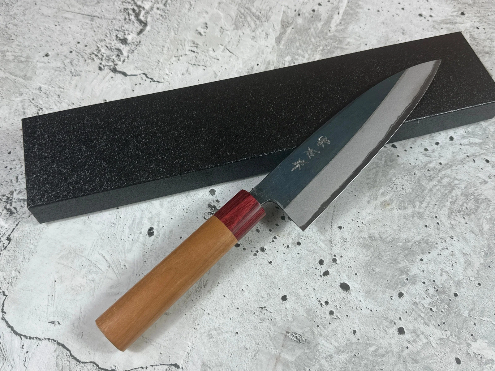 Muneishi Aogami 2 Iron Clad Gyuto 210mm Kurouchi Finish