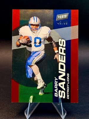 2023 Panini NFL Player of the Day #62 Barry Sanders Red #/99