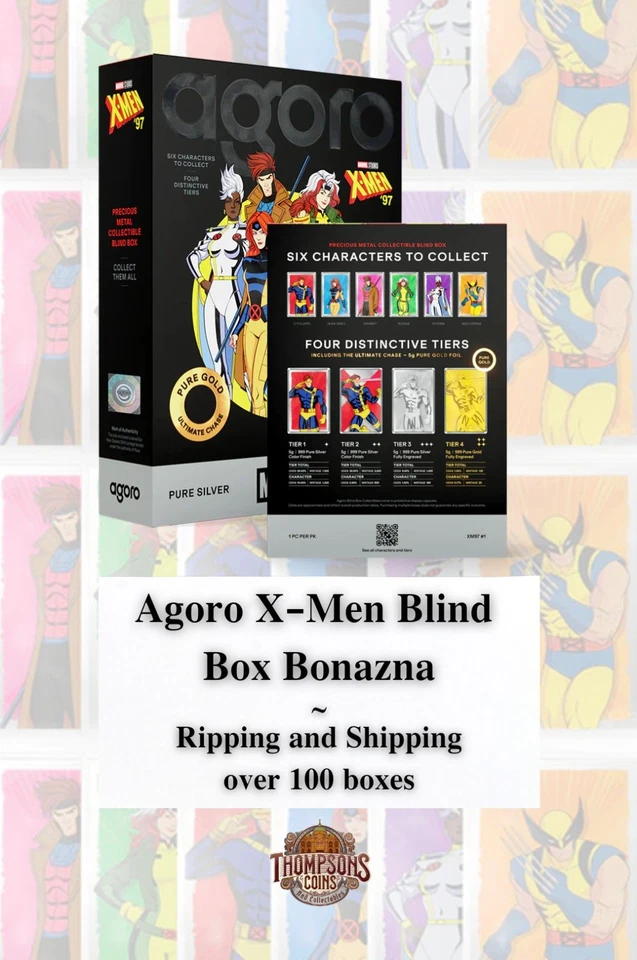 🪙 Agoro X-Men Blind Box Bonanza - Thompsons Coins Auction 🪙