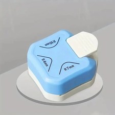 Paper Corner Cutter Punch, Rounder Punch for Scrapbook White Blue