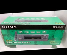 NEW SONY SLV-N500 VHS VCR PLAYER HIFI STEREO VIDEO CASSETTE RECORDER VINTAGE NOS