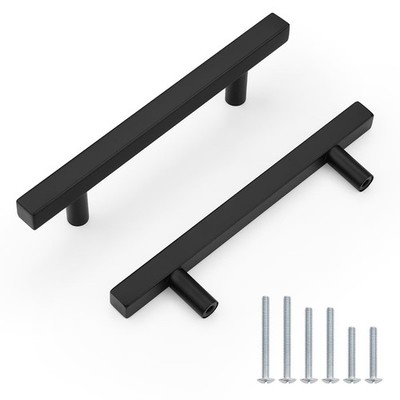 Probrico Cabinet Handles-(Pack of 15) Black Hole Center: 102mm(4inch),