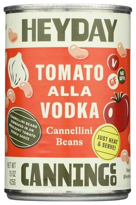 Heyday Canning Co Tomato Alla Vodka Cannellini Beans Can 15 Ounce Oz