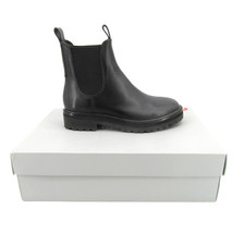 Everlane The Lug Chelsea Boot in Black sz 7.5 Women's Leather Ankle Chunky Sole