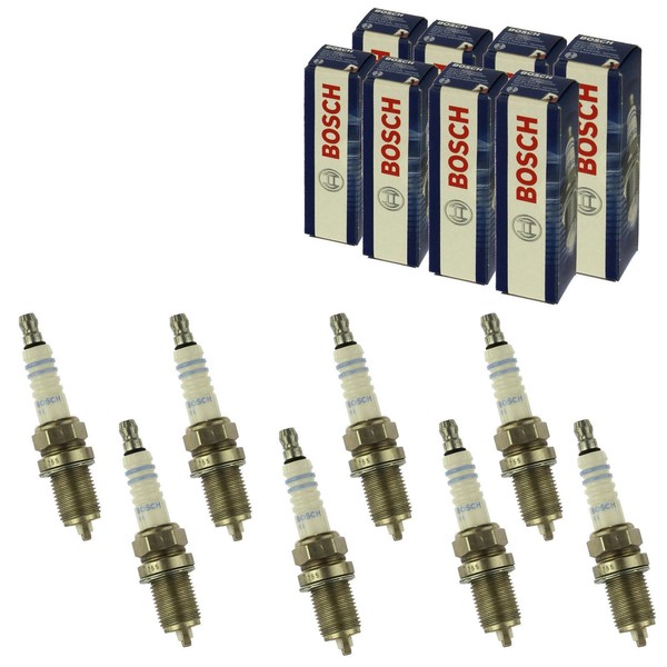 8X Bosch ZüNdkerze Passend FüR Vw Golf 4 1.6 Akl Aeh Apf Vw Polo 4 1.4 16V Aua-image