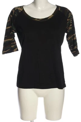 URBAN CLASSICS Top à manches longues Dames Haut T EU 36 noir-brun-kaki - Photo 1/4