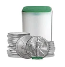 Tube of 20 - US mint - Random year - $1 American Silver Eagle Coin 1 oz BU