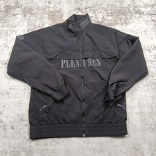 Puma X Pleasures Windbreaker Jacket Mens M Bl...
