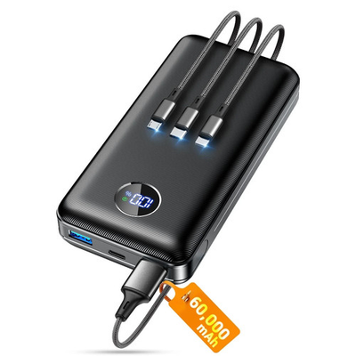 #ad #ad Power Bank 60000mAh 22.5W fast Charging Battery for Cell Phone $29.99