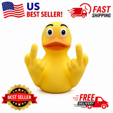 Middle Finger Duck Rubber Duck Car Dashboard Decor