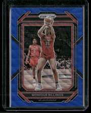 Monique Billings 2023-24 Panini Prizm WNBA Blue Wave Atlanta Dream #62