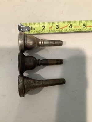 Vincent Bach 12c Trombone Mouthpiece RMC LOT OF 3