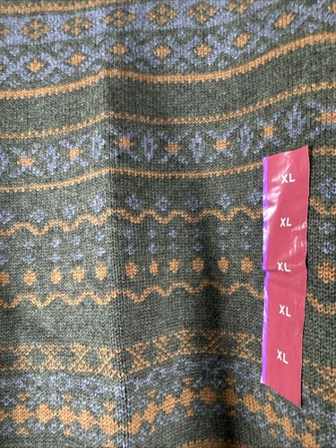 Merona Cotton Blend Thick Winter Sweater Cardigan Men Size XL Green NWT - Picture 2 of 8