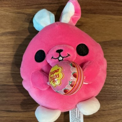 Chupa Chups Small (6-14 in) Pink Rabbit Stuffed Animal Plush Toy Candy Holder