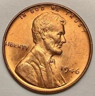 1946p  Uncirculated BU Red RD - Lincoln Wheat Cent  ~ B289
