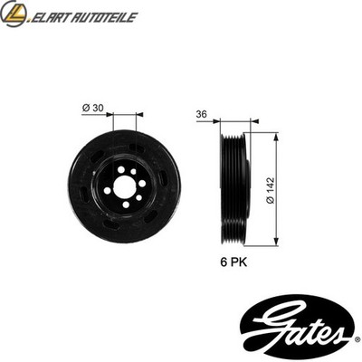 RIEMENSCHEIBE KURBELWELLE TVD1009 FÜR VW TOURAN/VAN SHARAN GOLF/IV/PLUS POLO A3
