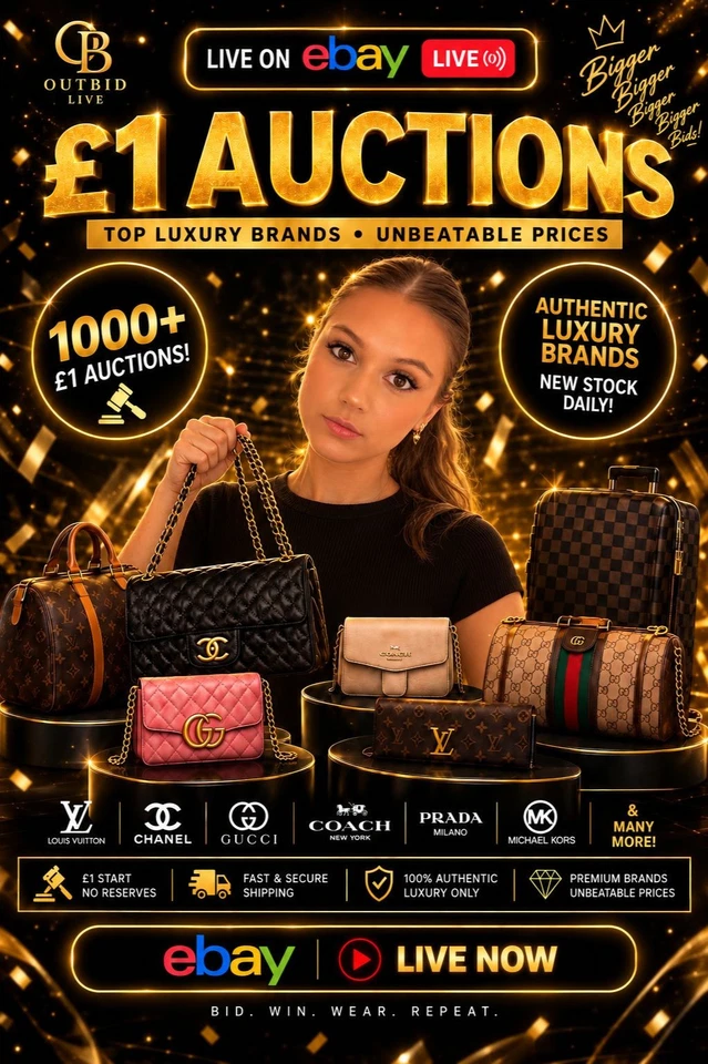 £1 Luxury w/ Mya! Coach, LV, Chanel ++