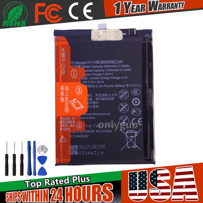 HB386589ECW Battery For Huawei P10 Plus Nova 3 Honor V10 Play 8X Mate 20 Nova 5T