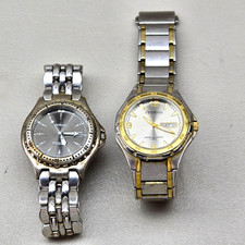 Armitron Quartz Wristwatch Lot Day Date Two T...