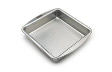 Doughmakers 9" Square Cake Commercial Grade Aluminum Pan, Silver