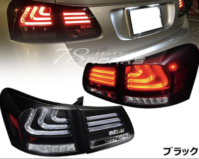 「62」テールライト　レクサス　GS350 GS430 GS450h GS460 LED Tail Lights Lamps sequential blinker JDM for LEXUS GS350 GS430