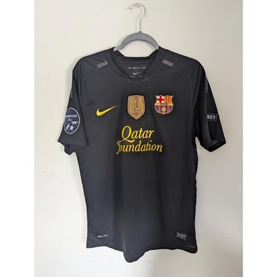 FC Barcelona 2011-12 Away Xavi Jersey - Men's Medium - UCL