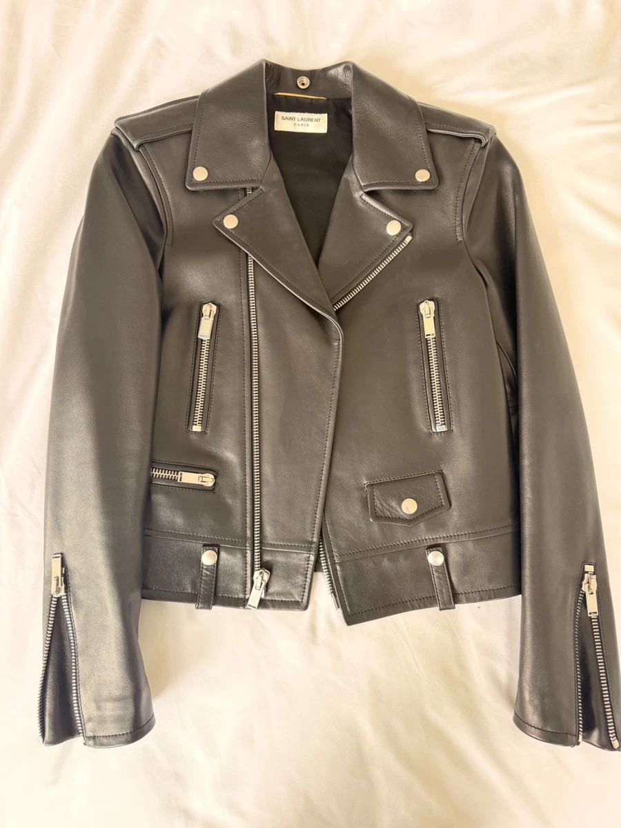 Saint Laurent Leather Outer Shell Coats, Jackets & Vests