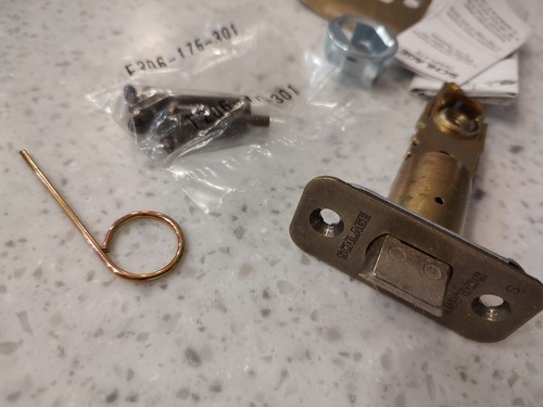 SCHLAGE F40-BEL BRASS BELL - PRIVACY DOOR KNOB SET - 第 5/7 張圖片